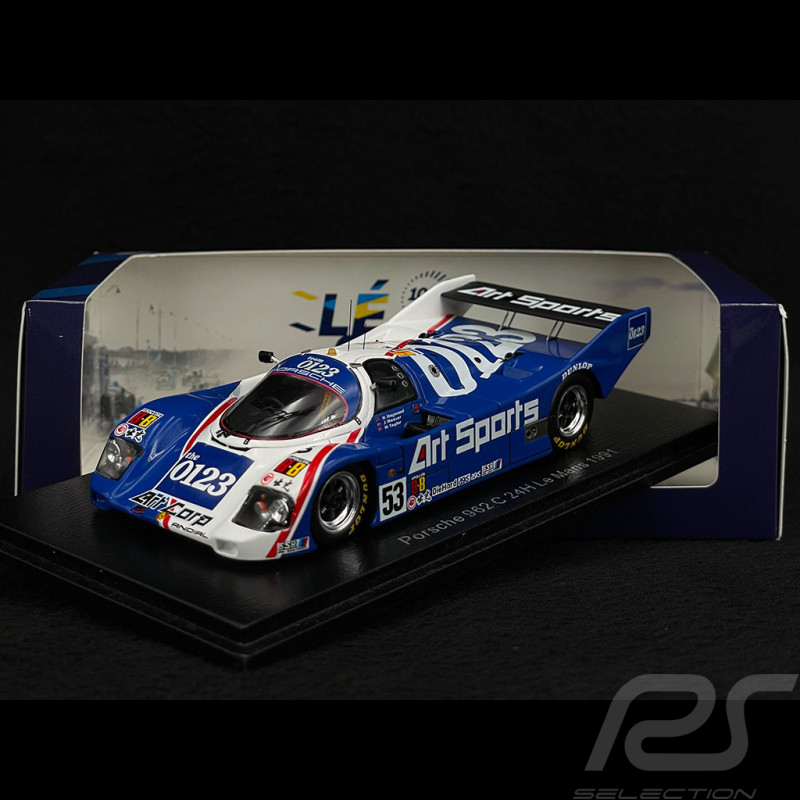 Porsche 962 C N° 53 24h Le Mans 1991 1/43 Spark S9890