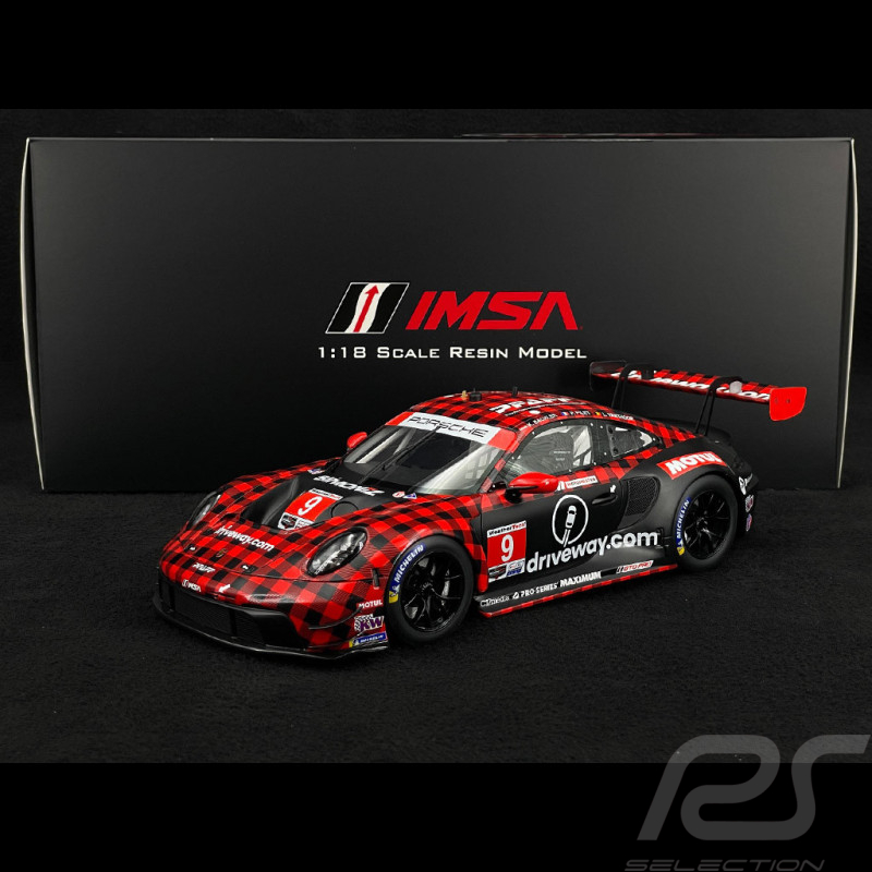 Porsche 911 GT3 R Type 992 n° 9 Pfaff Motorsport Vainqueur 12h Sebring 2023 1/18 Top Speed TS0510 Porsche 911 GT3 R Type 992 n° 9 Pfaff Motorsport Vainqueur 12h Sebring 2023 1/18 Top Speed TS0510