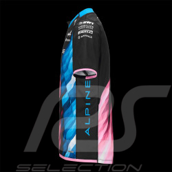 T-shirt Alpine F1 Team Gasly n° 10 Kappa Graphique Noir / Bleu / Rose 321R79W-A01 - homme