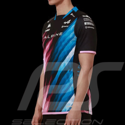 Alpine T-Shirt F1 Team Gasly n° 10 Kappa Graphic Schwarz / Blau / Pink 321R79W-A01 - herren