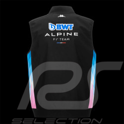 Alpine Jacke F1 Team Ocon Gasly Kappa ärmellose Jacke Schwarz 331N2IW-A00 - herren