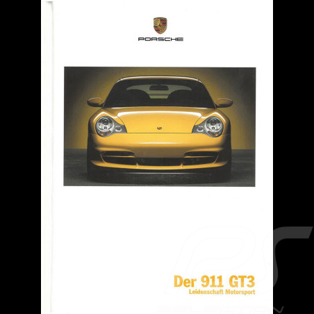 Brochure Porsche Der 911 GT3 Type 996 Leidenschaft Motorsport 05/2004 en allemand WVK21631005DWW