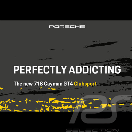 Brochure Porsche 718 Cayman GT4 Clubsport 2019 en anglais WSRZ180109S920