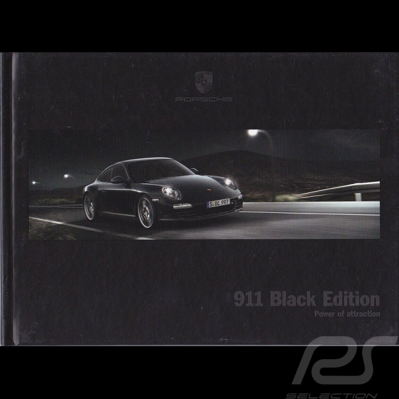 Porsche Brochure 911 Type 997 Black Edition Power of attraction 11/2010 in english WSLS1201000420