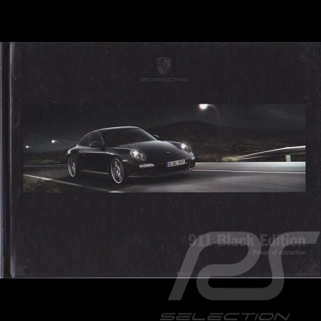 Brochure Porsche 911 Type 997 Black Edition Power of attraction 11/2010 en anglais WSLS1201000420