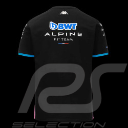 T-shirt Alpine F1 Team BWT 2024 Gasly Ocon Adiry Jersey Noir / Bleu / Rose Kappa 321P4TW_A01 - homme
