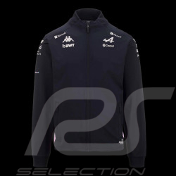 Alpine Jacket F1 Team BWT 2024 Gasly Ocon Adriso Softshell Black / Blue / Pink Kappa 351L6JW_A01 - Men