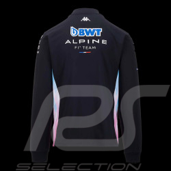 Alpine Jacket F1 Team BWT 2024 Gasly Ocon Adriso Softshell Black / Blue / Pink Kappa 351L6JW_A01 - Men