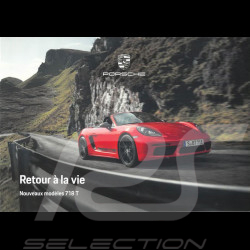 Brochure Porsche 718 T Cayman & Boxster 2018 12/2018 en français WSLN1901000330