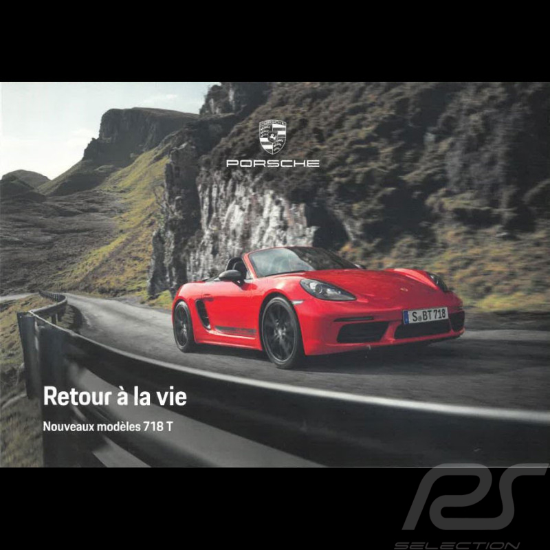 Brochure Porsche 718 T Cayman & Boxster 2018 12/2018 en français WSLN1901000330