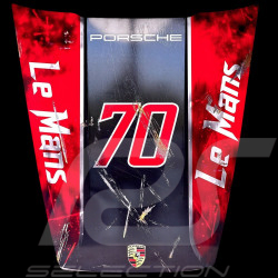 Inspiration Porsche Le Mans n°70 Bonnet Wall Decoration Aluminium Dibond CS-17