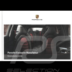 Brochure Porsche Exclusive Manufaktur 06/2019 en français WSL92001000130