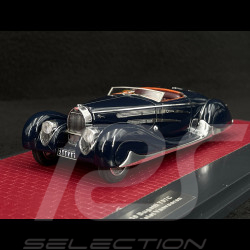 Bugatti 57C Vanvooren Cabriolet Schah von Iran 1939 Blau 1/43 Matrix MX50205-032