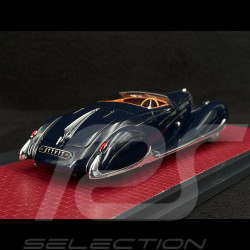 Bugatti 57C Vanvooren Cabriolet Schah von Iran 1939 Blau 1/43 Matrix MX50205-032