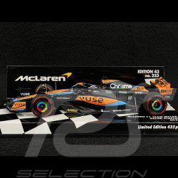 Oscar Piastri McLaren MCL60 n° 81 GP Bahrain 2023 F1 1/43 Minichamps 537234381