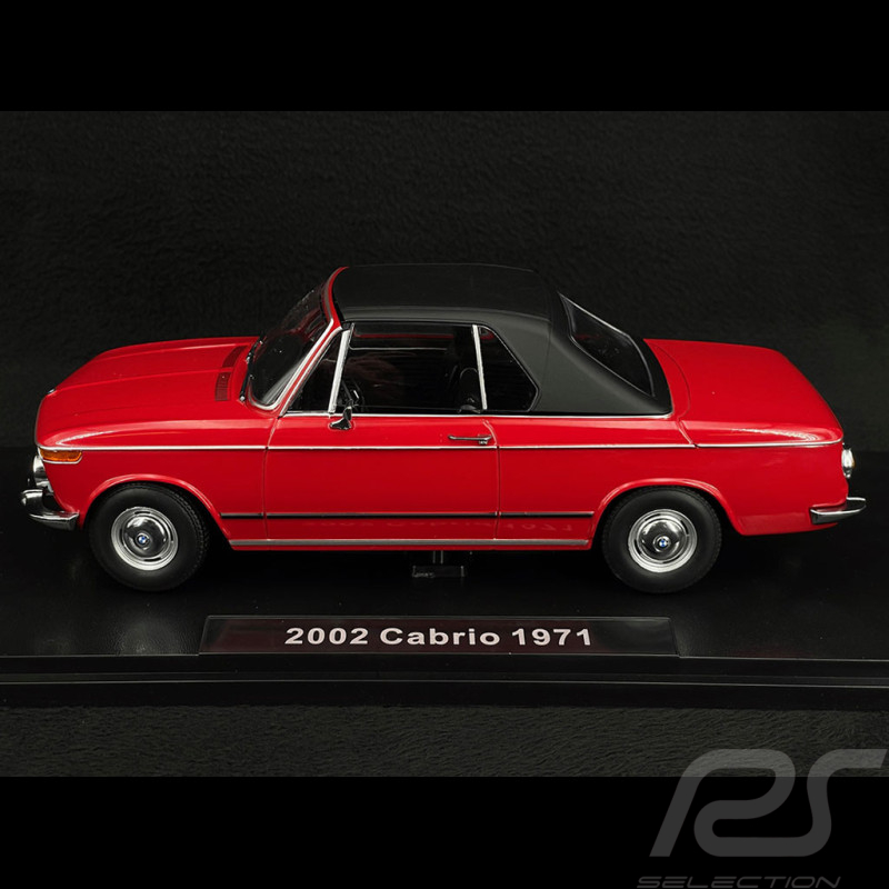 BMW 2002 Cabriolet 1968 Rot 1/18 KK Scale KKDC181103