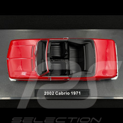 BMW 2002 Cabriolet 1968 Red 1/18 KK Scale KKDC181103
