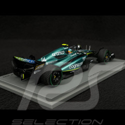 Fernando Alonso Aston Martin AMR23 n° 14 2nd Monaco Grand Prix 2023 F1 1/43 Spark S8585