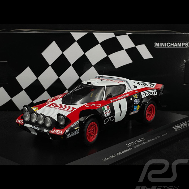 Lancia Stratos n° 1 Vainqueur Rallye Saarland 1979 1/18 Minichamps 155781701