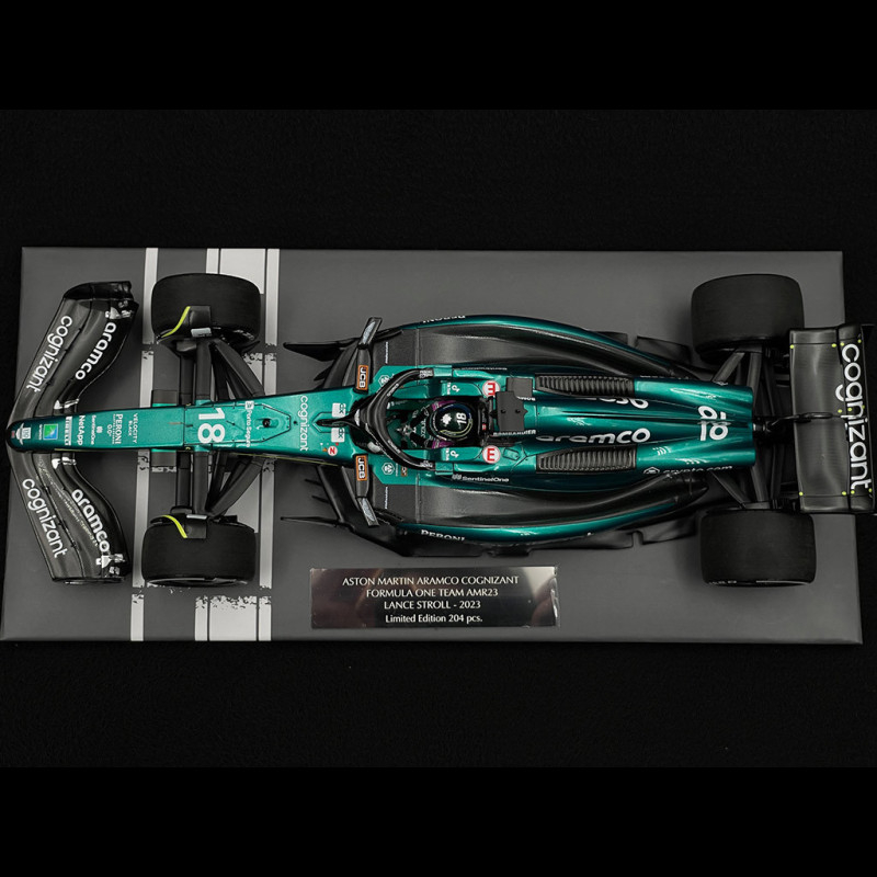 Aston Martin Mercedes AMR23 18 Lance Stroll F1 9ème Canada 2023 Spark 18S957 - Miniatures Autos