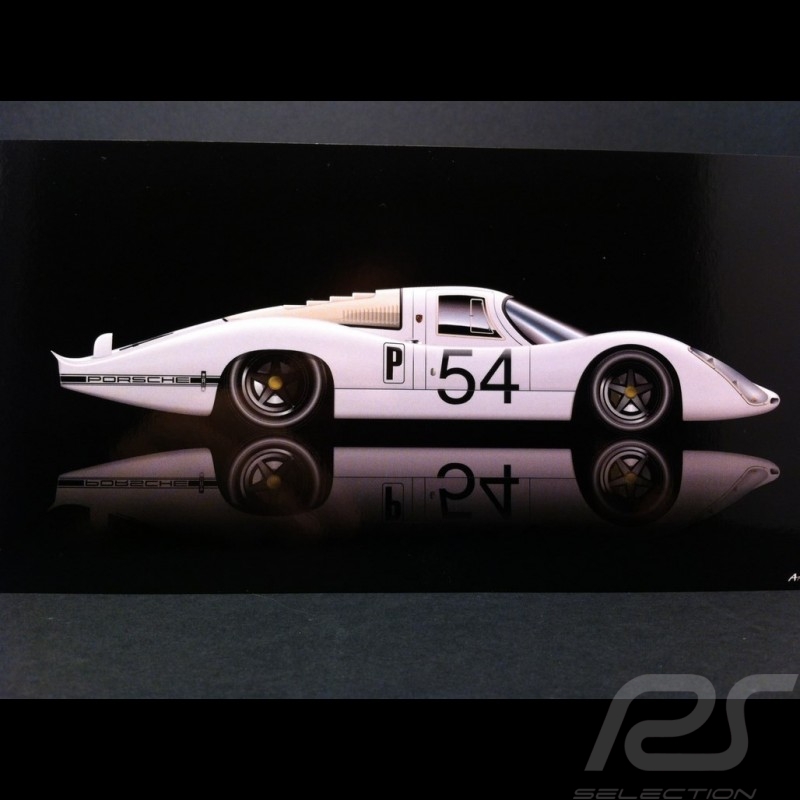 Carte postale Porsche 907 L Daytona 1968