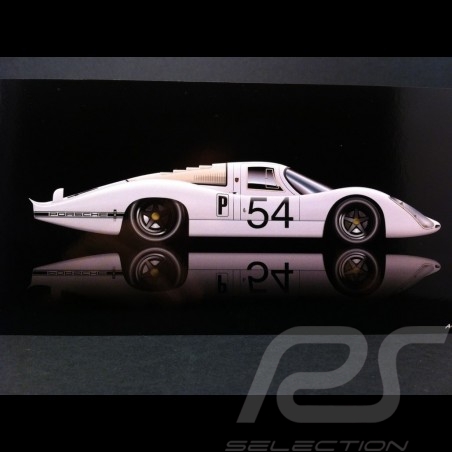 Carte postale Porsche 907 L Vainqueur Daytona 1968 21 x 10.5 cm