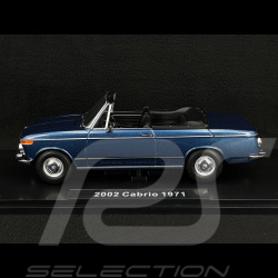 BMW 2002 Cabriolet 1968 Bleu métallisé 1/18 KK Scale KKDC181104