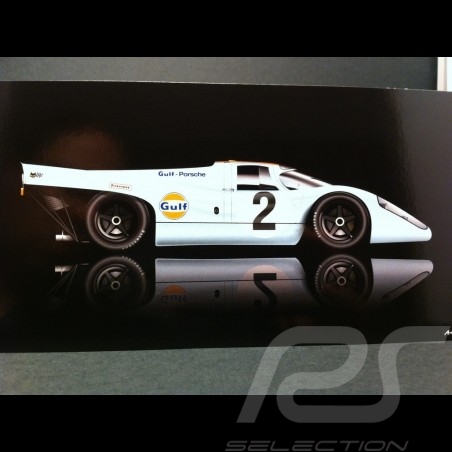 Carte postale Porsche 917 K Vainqueur Daytona 1970 21 x 10.5 cm