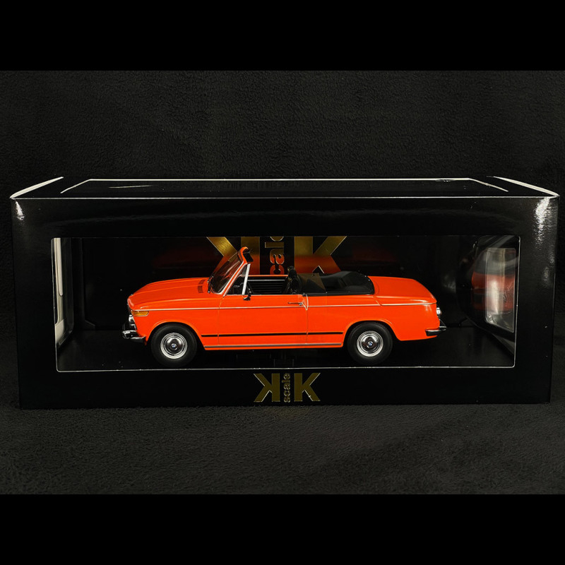 BMW 1600-2 Cabriolet 1968 Orange 1/18 KK Scale KKDC181101