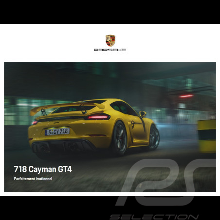 Brochure Porsche 718 Cayman GT4 2021 03/2021 en allemand WSLN2101008710 DE/WW