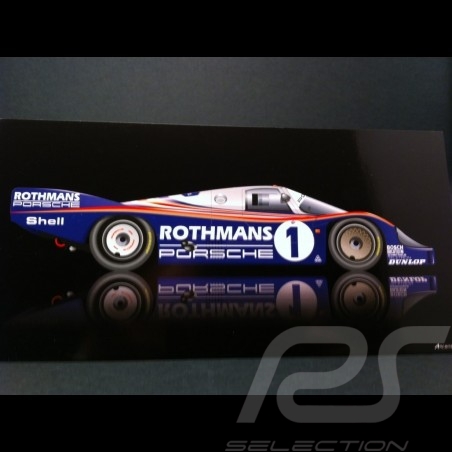 Carte postale Porsche 956 Vainqueur Le Mans 1982 21 x 10.5 cm