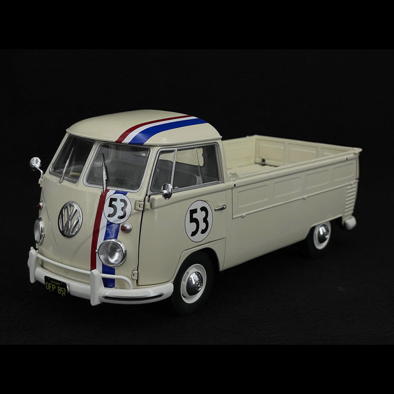 Volkswagen Combi Transporter T1 Pick Up Racer n°53 1950 Beige 1/18 ...