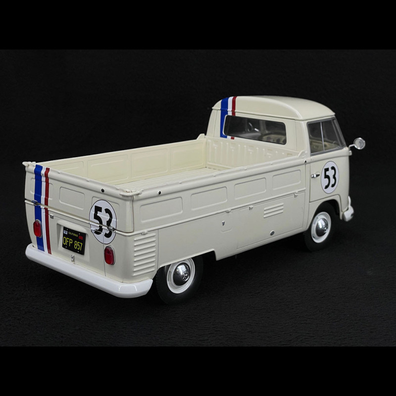 Volkswagen Combi Transporter T1 Pick Up Racer n°53 1950 Beige 1/18 ...