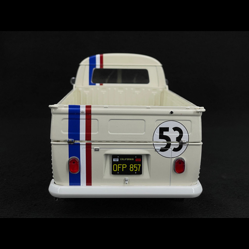 Volkswagen Combi Transporter T1 Pick Up Racer n°53 1950 Beige 1/18 ...