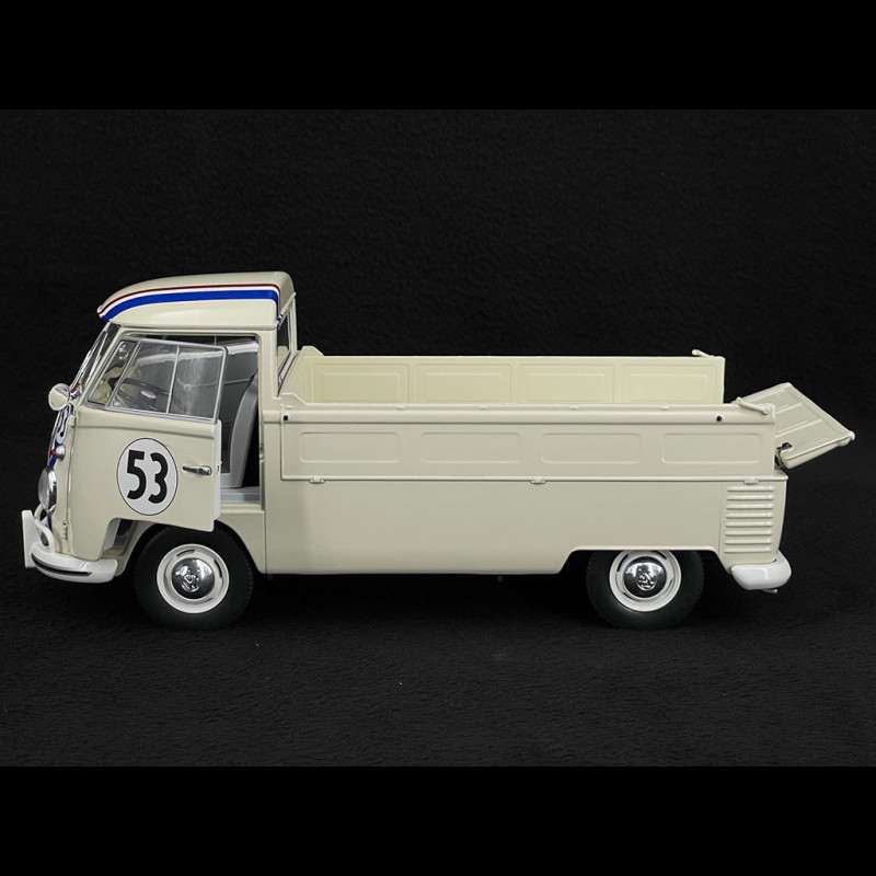 Volkswagen Combi Transporter T1 Pick Up Racer n°53 1950 Beige 1/18 ...