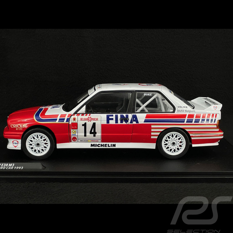 BMW M3 E30 Procar n° 14 Belgian Procar Series 1993 1/18 Solido S1801523