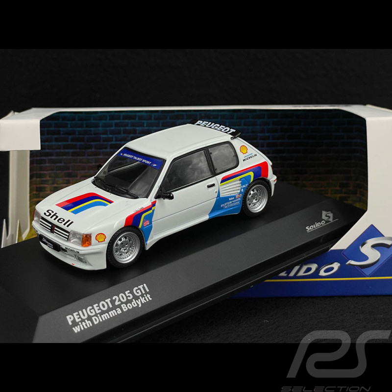 Peugeot 205 Dimma Rallye Tribute 1992 White 1/43 Solido S4310805