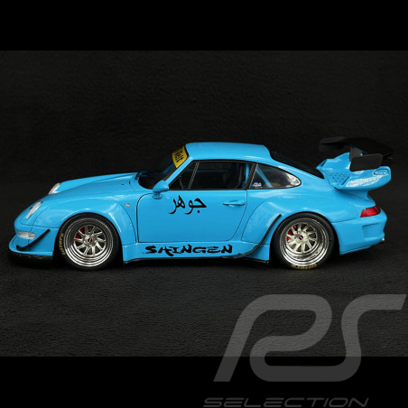 Porsche 911 Type 993 RWB Bodykit Shingen 2018 Blau 1/18 Solido S1808501