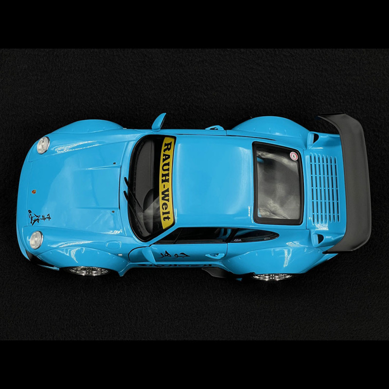 Solido 1/18 - Porsche 911 993 RWB Shingen 2018 Bleue - Modèle Diecast Collection