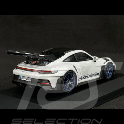 Porsche 911 GT3 RS Type 992 2022 Weissach Package Gris Glacé Métallique 1/43 Minichamps 410062108