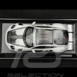 Porsche 911 GT3 RS Type 992 2022 Weissach Package Gris Glacé Métallique 1/43 Minichamps 410062108