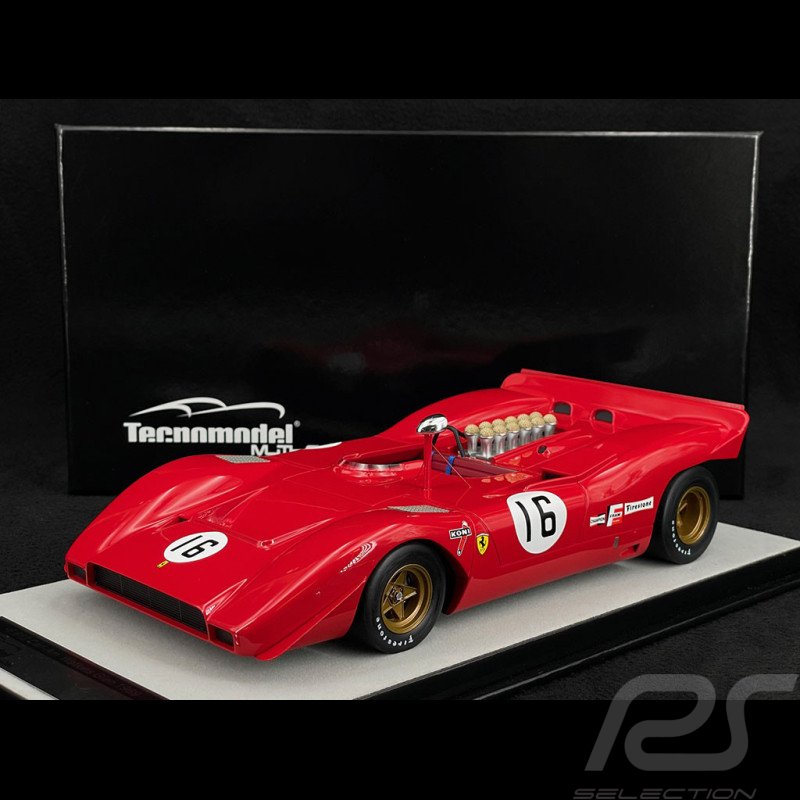 Ferrari 612 Can-Am n° 16 3. Can-Am Watkins Glen 1969 1/18 Tecnomodel TM18-256B