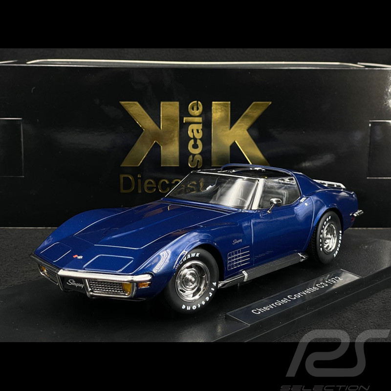Chevrolet Corvette C3 1972 Metallisch Blau 1/18 KK Scale KKDC181222