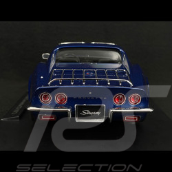 Chevrolet Corvette C3 1972 Metallic Blue 1/18 KK Scale KKDC181222