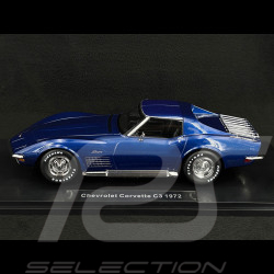 Chevrolet Corvette C3 1972 Metallic Blue 1/18 KK Scale KKDC181222