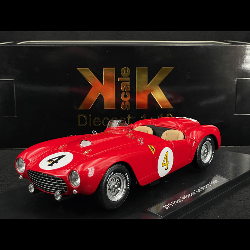 1/18 KK-Scale 1954 Ferrari 375 Plus (Red) Diecast Car Model