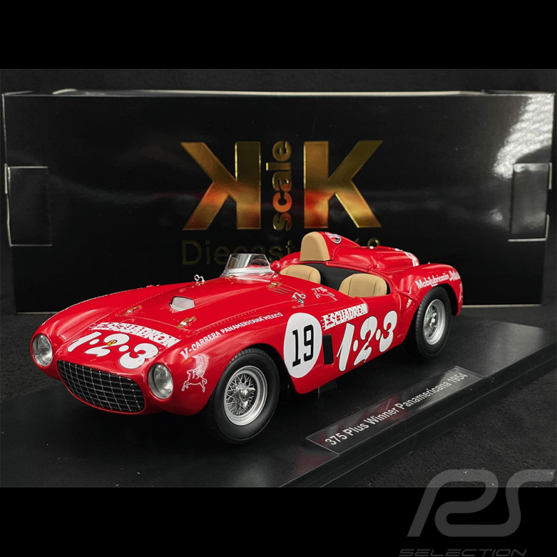 Ferrari 375 Plus n° 19 Winner Carrera Panamericana 1954 1/18 KK Scale  KKDC181244