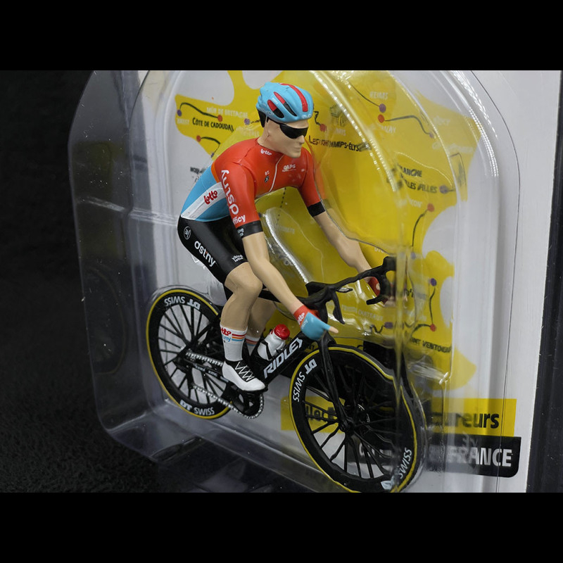 Lot 3 Figurines Solido 1/18 Coureurs Cyclistes Tour De France 2023 TDF19-20-23