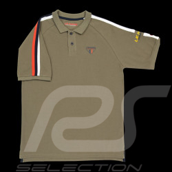 Steve McQueen Polo Shirt Le Mans Khaki Green - men SQ241POM01-324