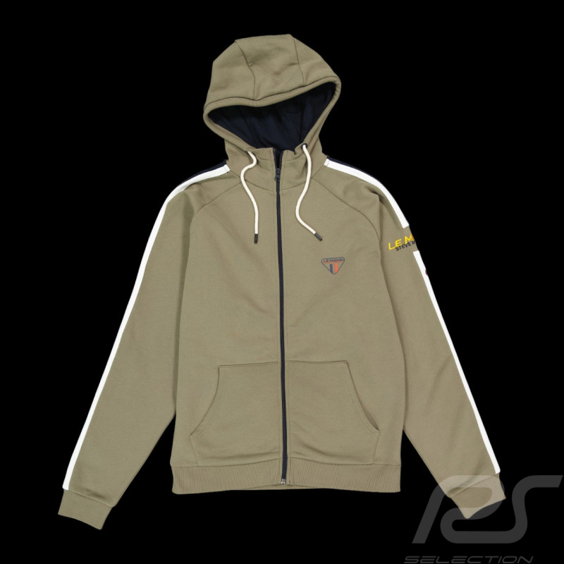 Steve McQueen Jacke Le Mans Kapuzenjacke Khaki Grün - Herren SQ241SSM01-324